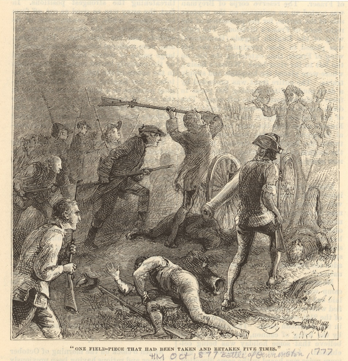 The Miriam and Ira D. Wallach Division of Art, Prints and Photographs: Picture Collection, The New York Public Library. “Battle of Bennington, 1777” New York Public Library Digital Collections.